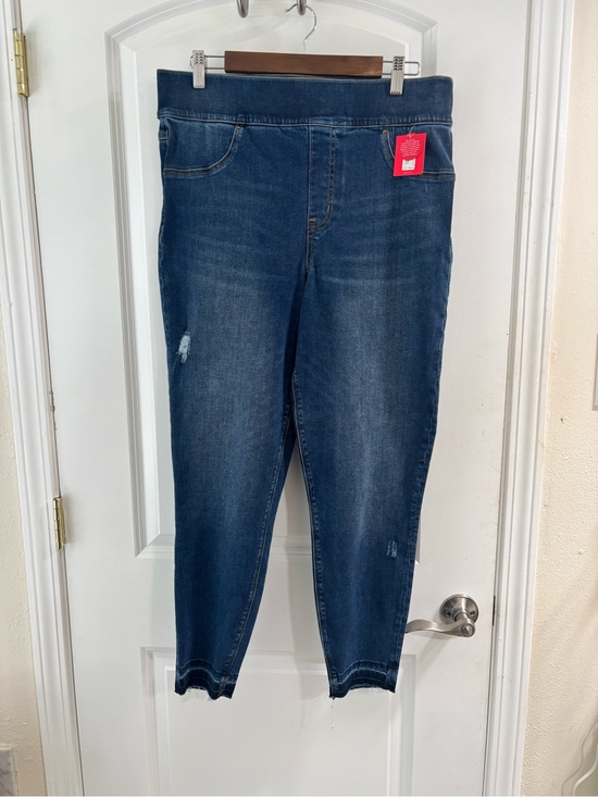 SPANX Denim - NWT SPANX Dark Wash Blue Jeggings Size 1X
